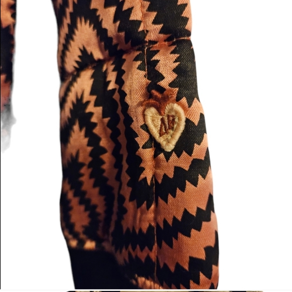 Anthropologie Scotch & Soda Metallic Pink and Black Bomber Jacket size XS - Picture 9 of 11